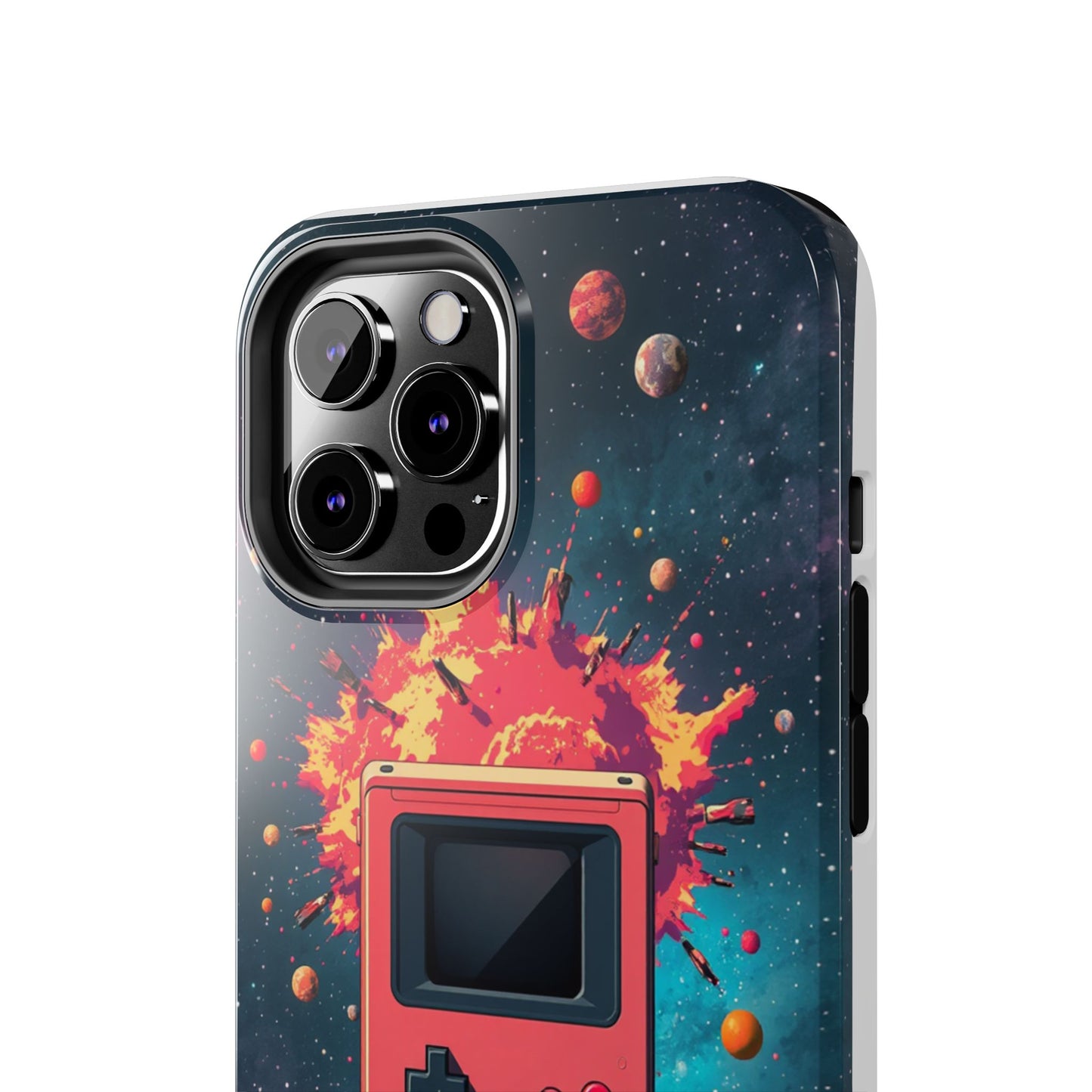 Retro Gaming Tough Phone Case - Space Adventure Design