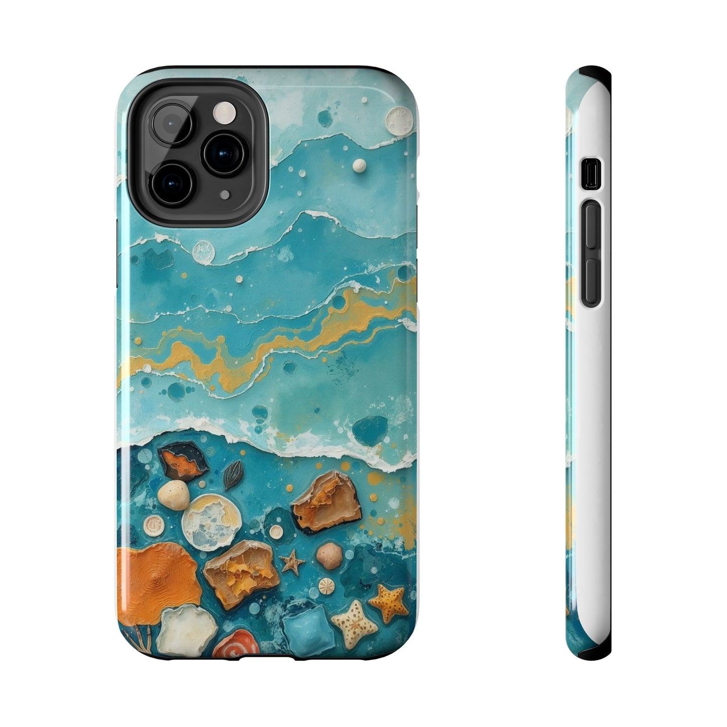 Ocean-Inspired Tough Phone Cases - Coastal Beach Vibe, Easy Accessory for Beach Lovers