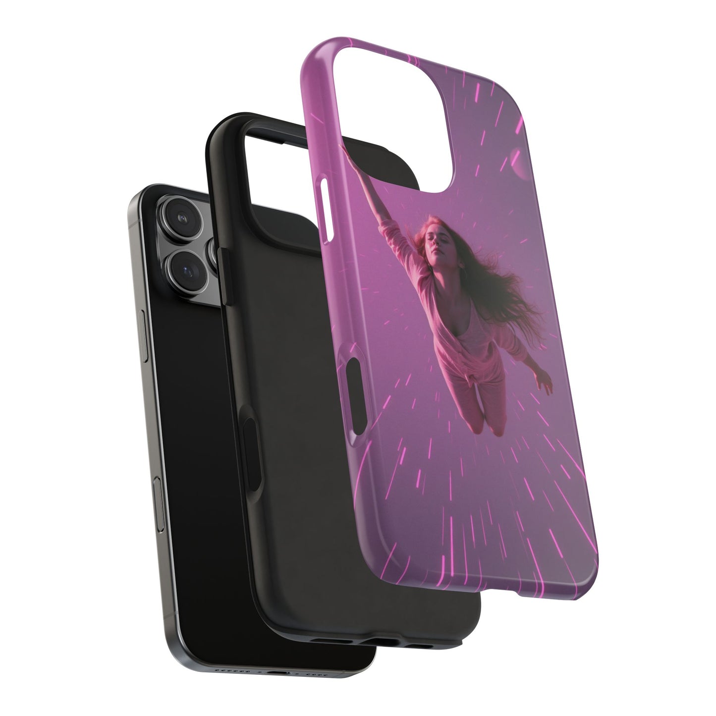 Inspirational Tough Phone Case - Cosmic Dreamer Design