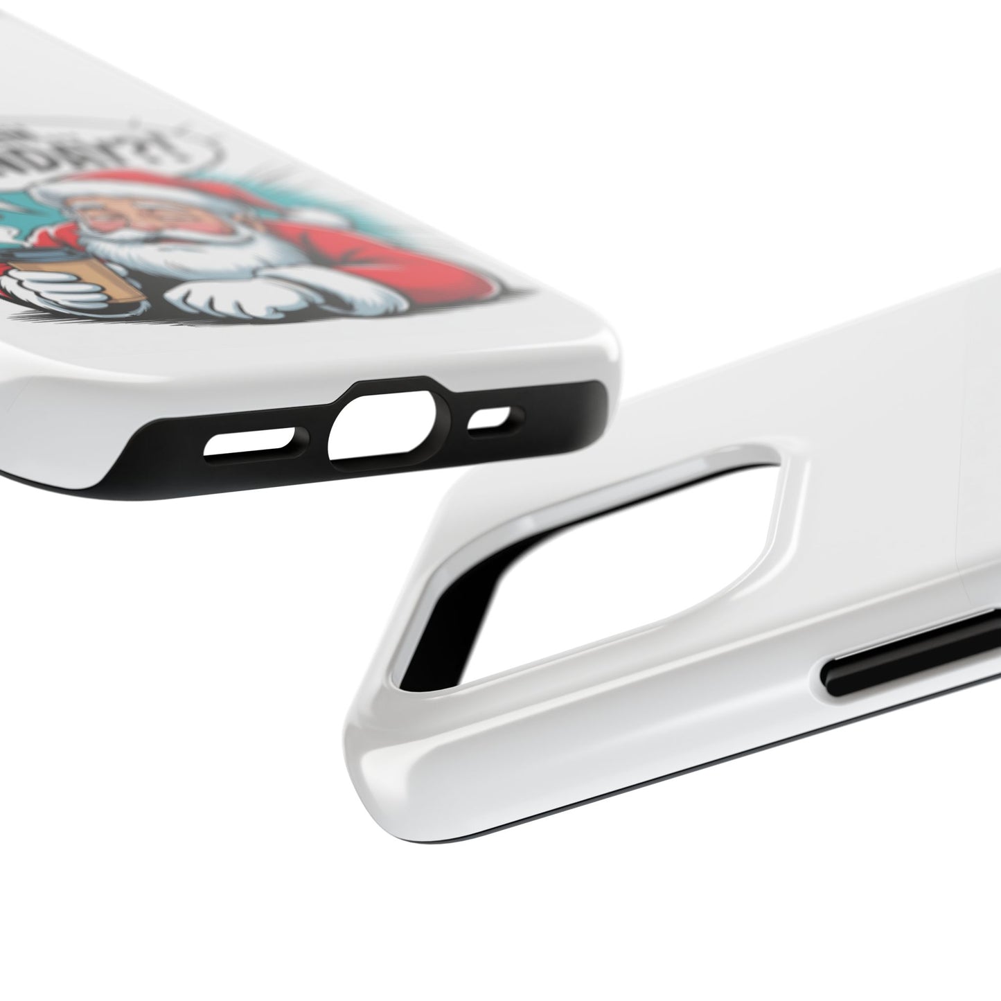 Santa 'Not Again... Monday?!' Tough Phone Case
