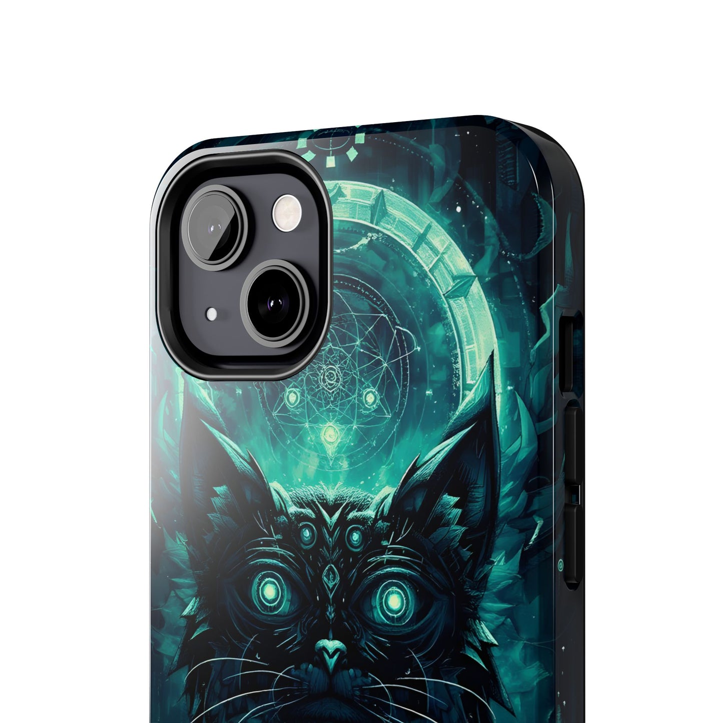 Mystical Dark Cat Phone Case - Tough Protective Cover for Cat Lovers - for iPhone