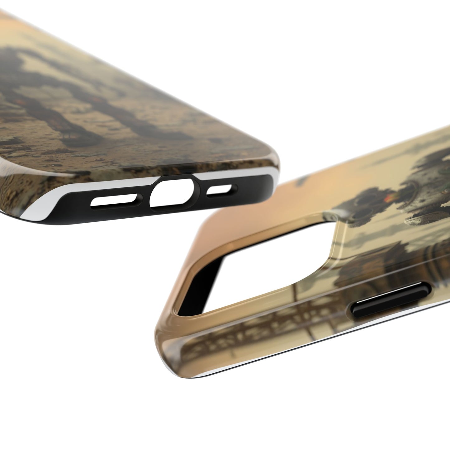 Robotic Sentinel Tough Phone Case - Durable Protector for Sci-Fi Lovers