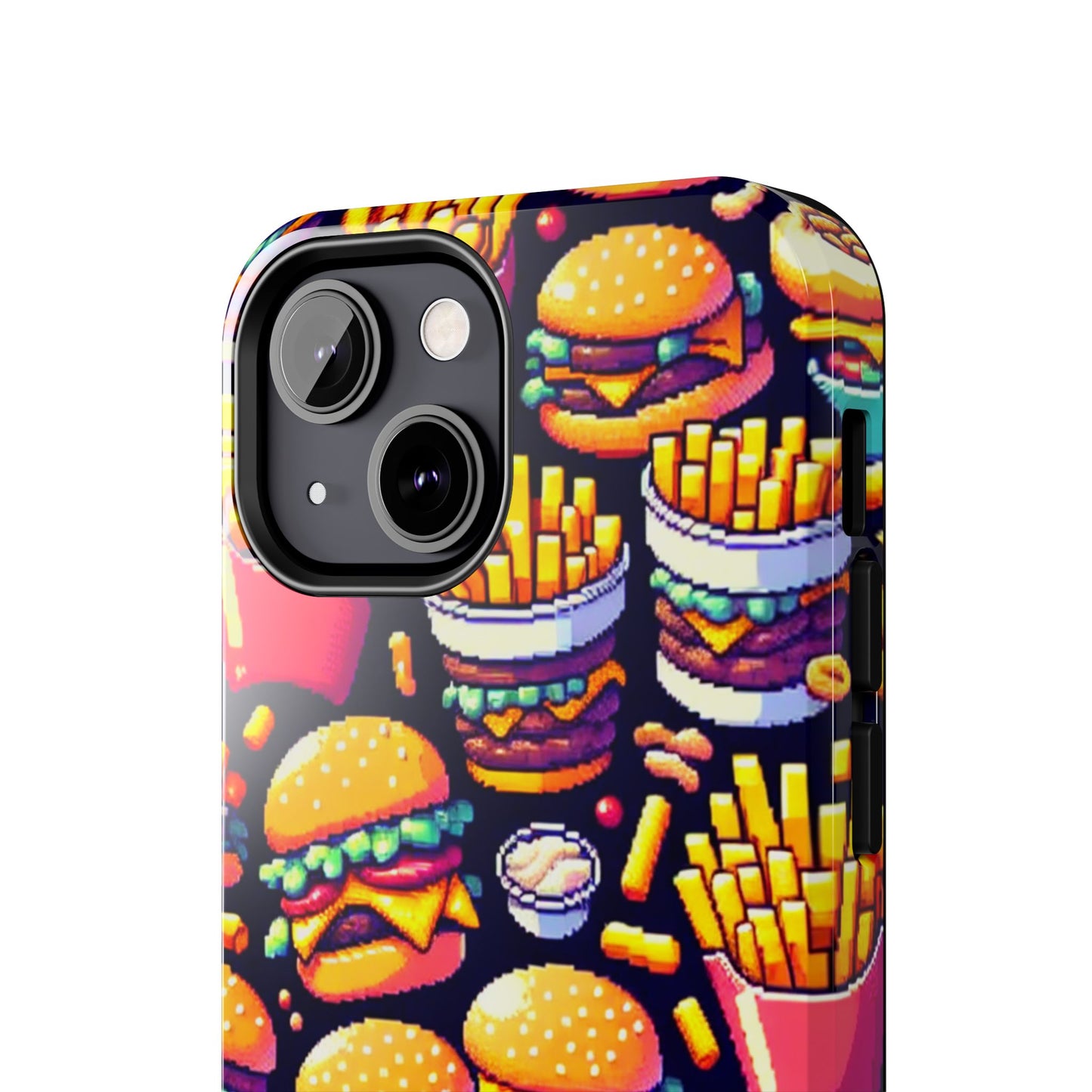 Retro Fast Food Phone Case - Tough and Durable - for iPhone