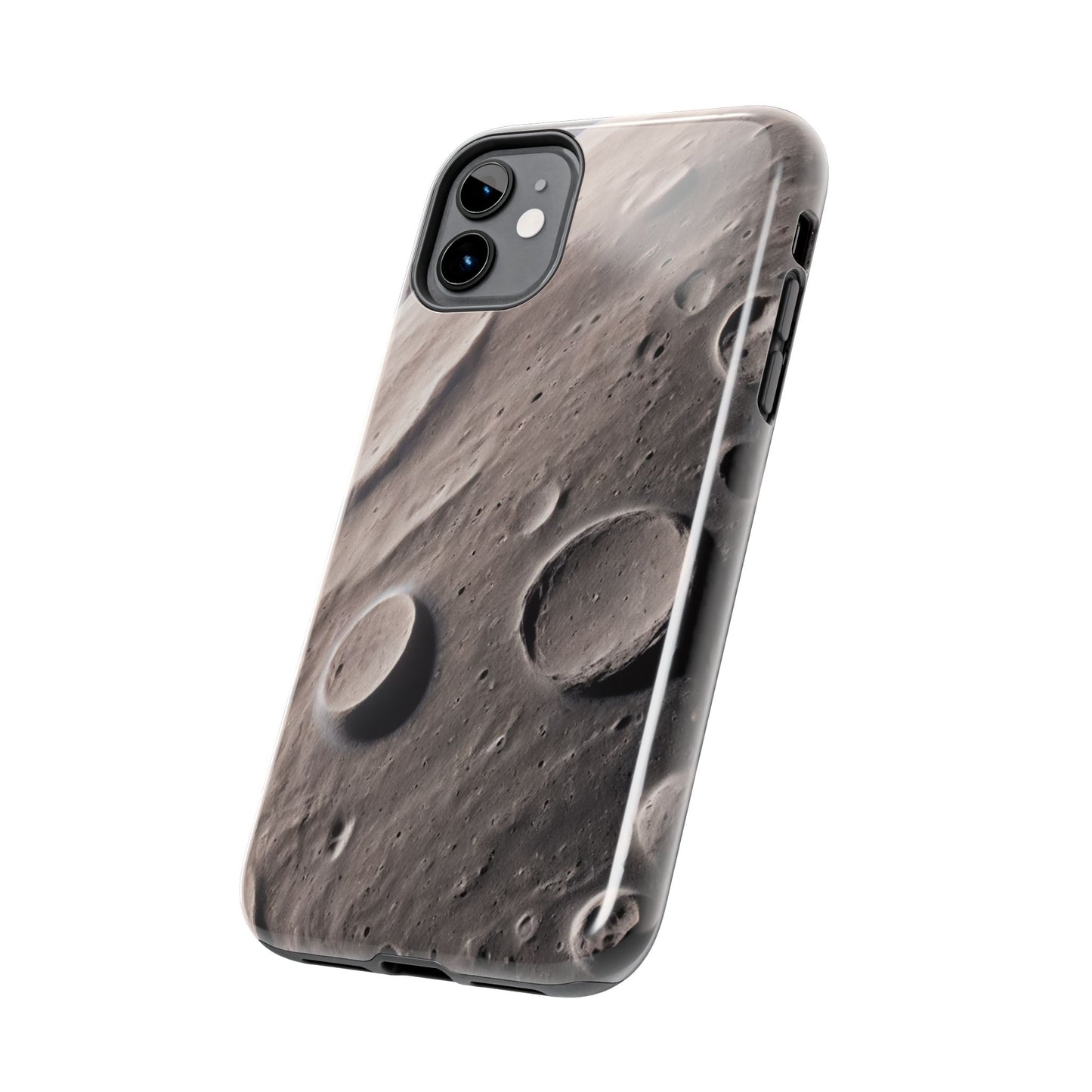 Celestial Moon Surface Tough Phone Case | Durable Space-Themed Design - for iPhone