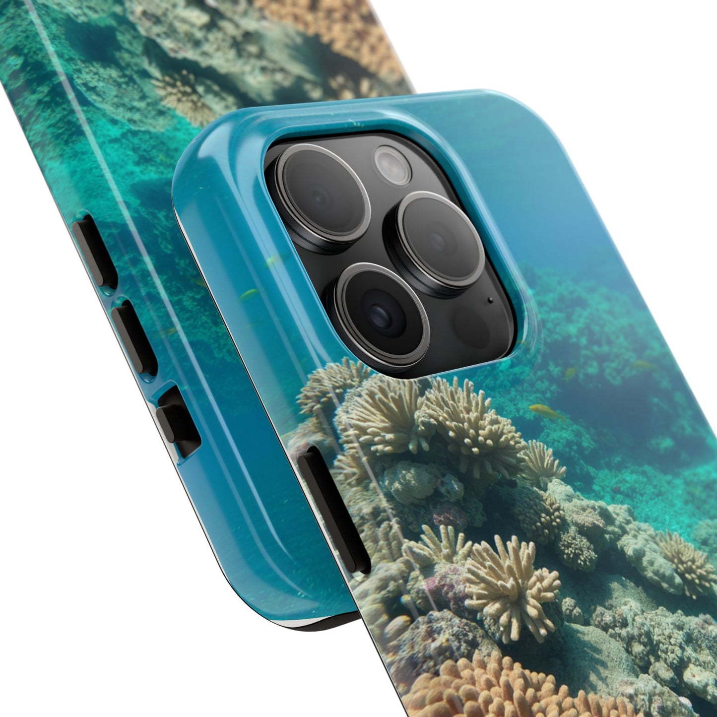 Coral Reef Tough Phone Case - Ocean Vibes Protection for Adventure Lovers