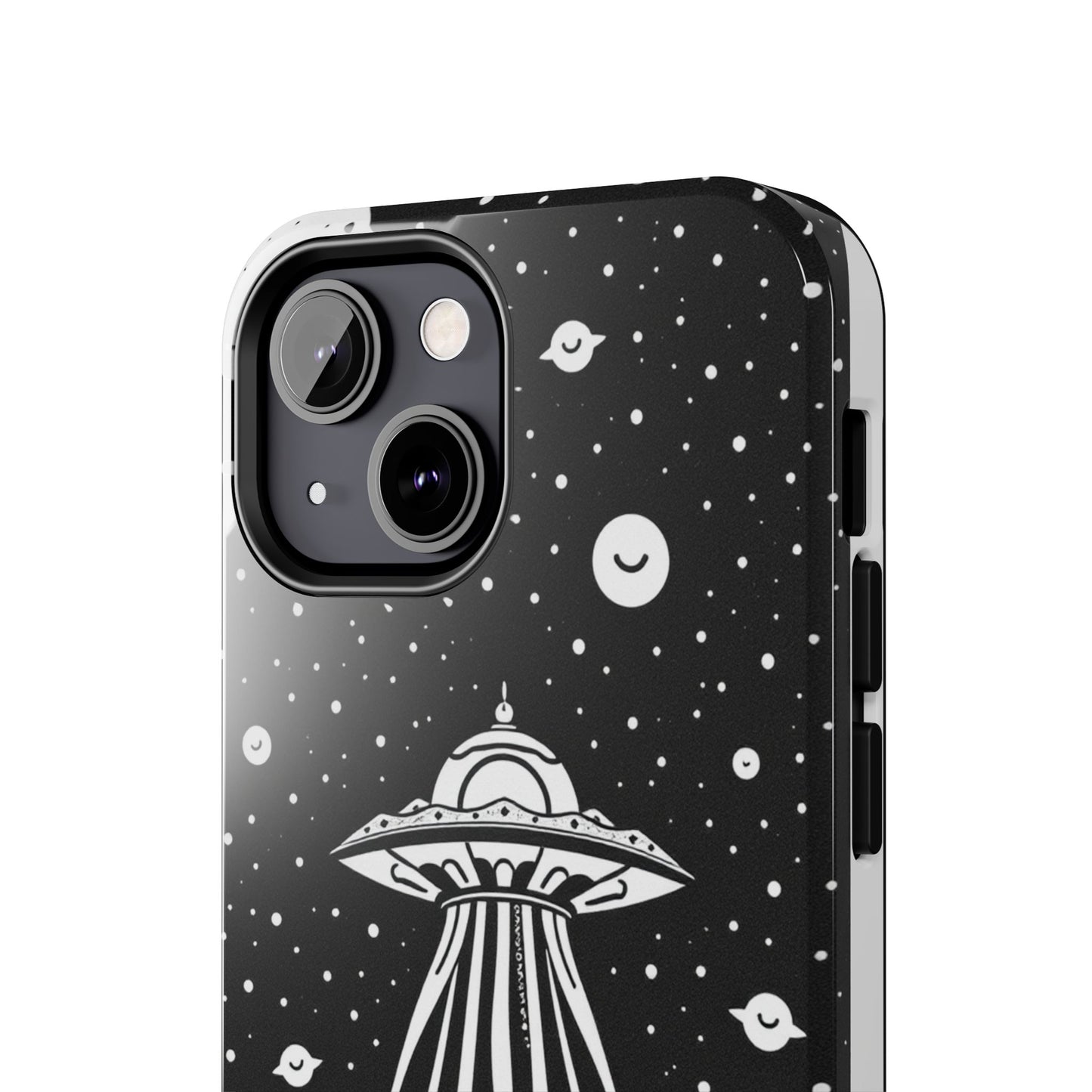 Galaxy UFO Tough Phone Case - Durable Protection with Unique Space Design