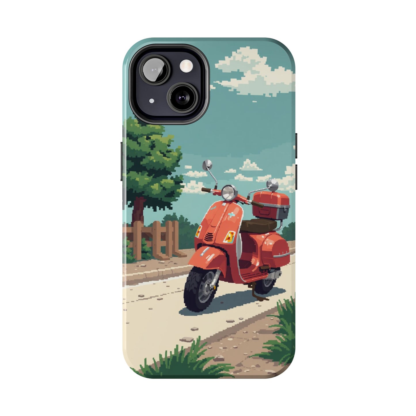 Retro Scooter Phone Case - Tough & Stylish Protection