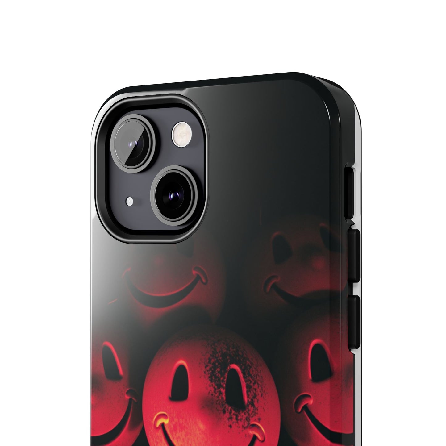 Smiley Face Tough Phone Case - Durable Protection with Fun Design