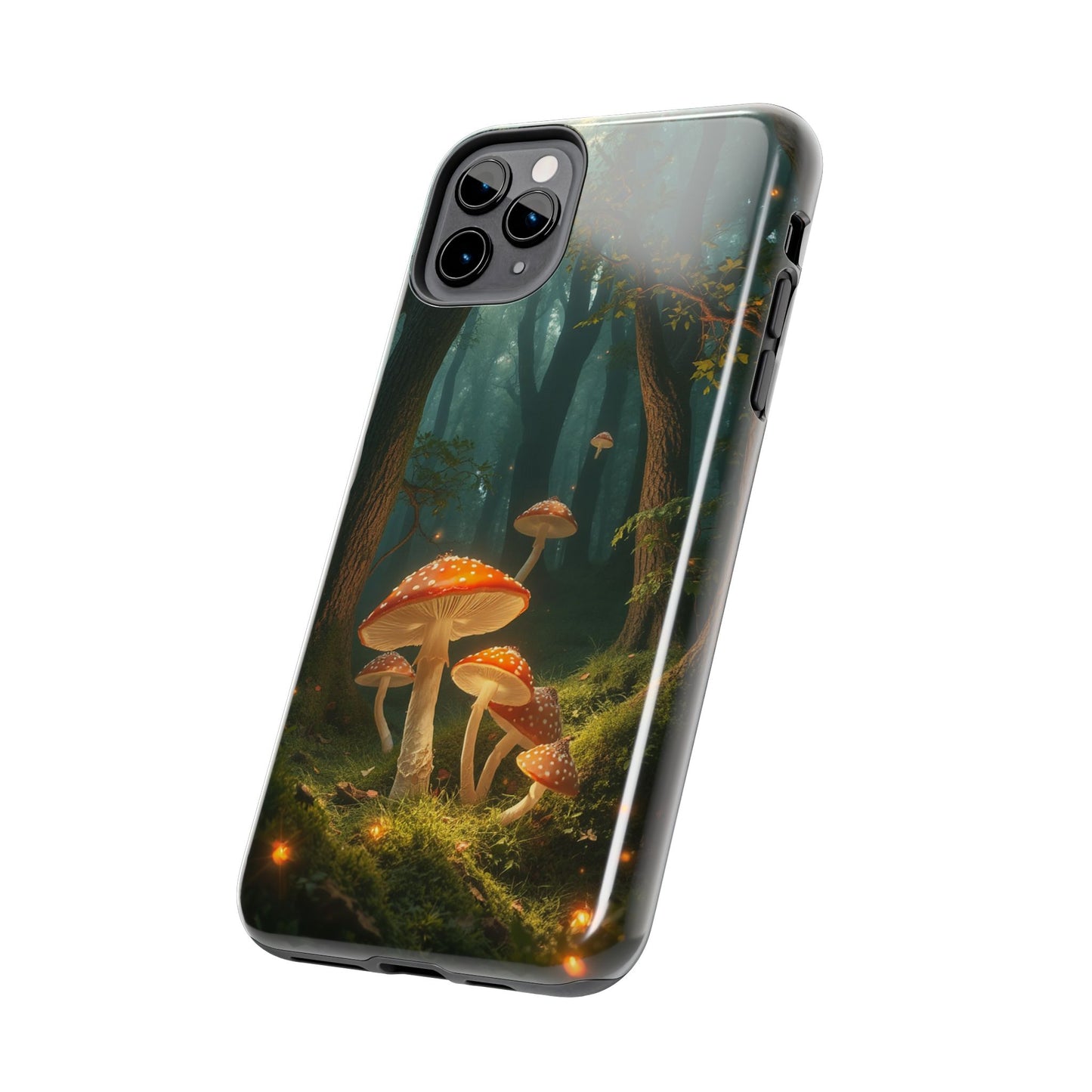 Whimsical Mushroom Tough Phone Case - Forest Fantasy Design