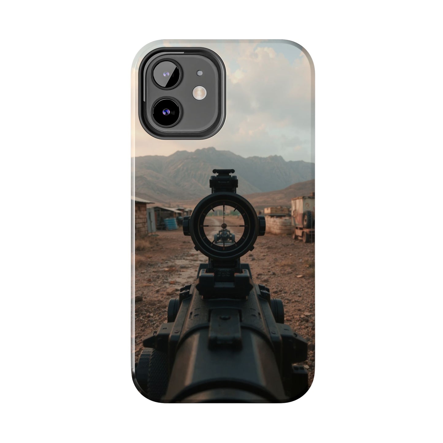Tough Phone Case - Military Inspired Design with Sniper Scope