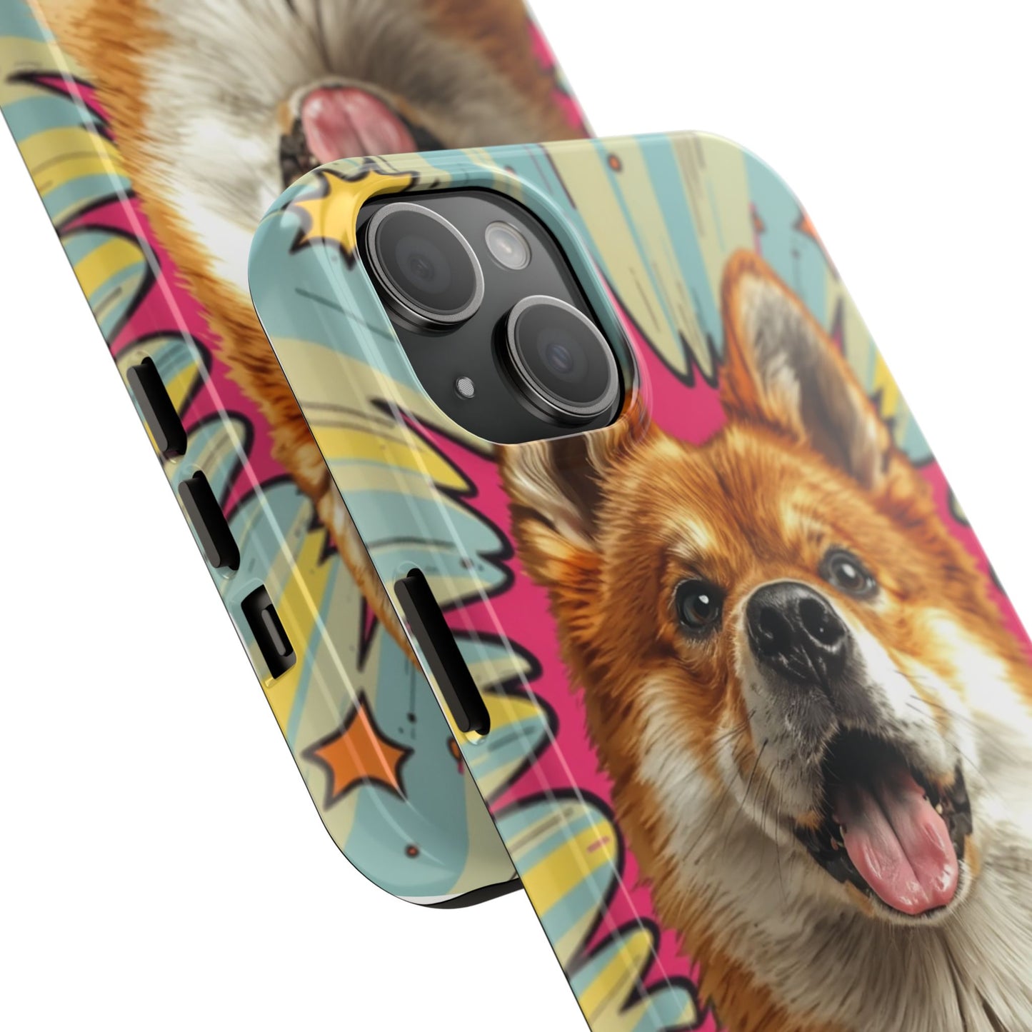Playful Dog Tough Phone Case - Durable & Stylish Pet Lover Gift