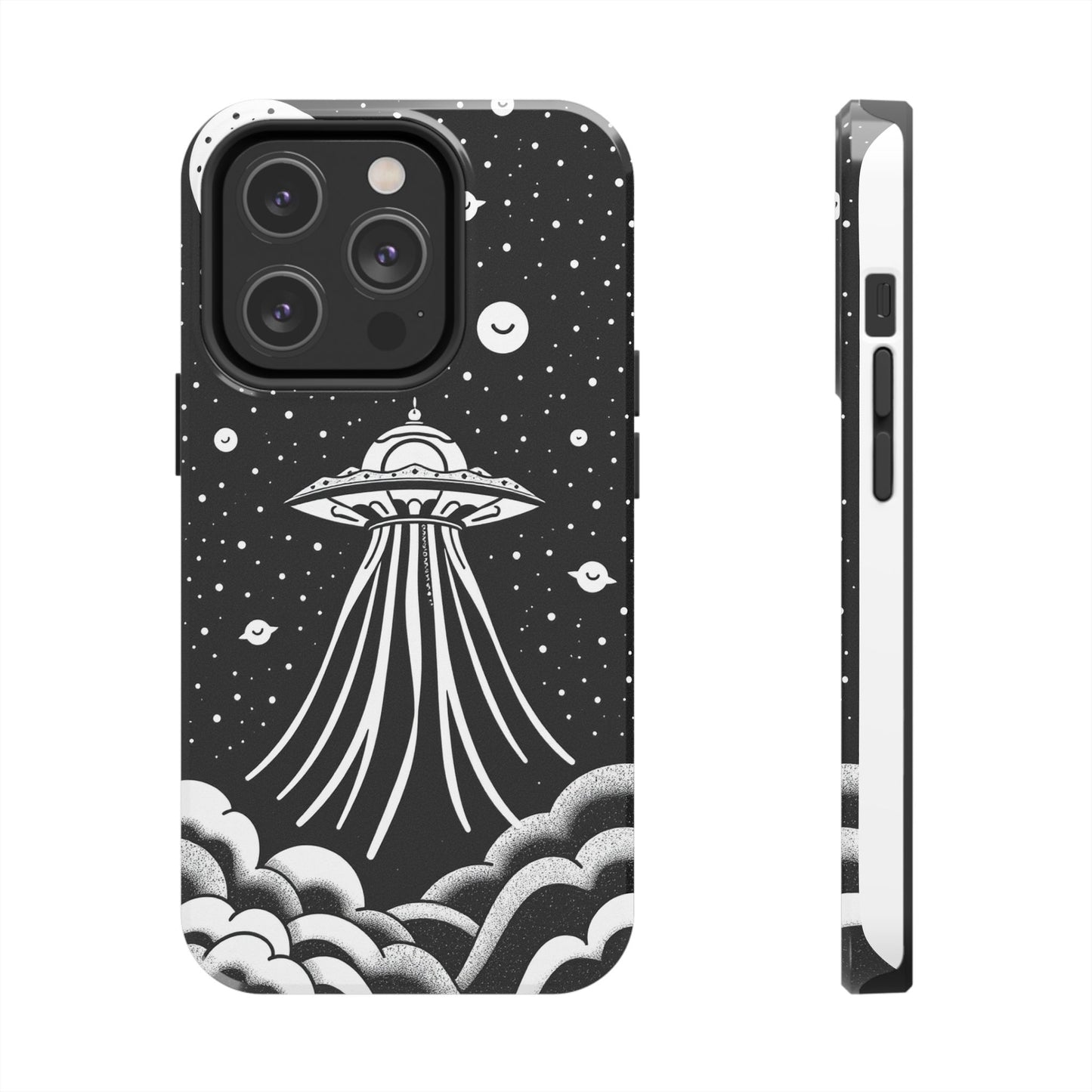 Galaxy UFO Tough Phone Case - Durable Protection with Unique Space Design