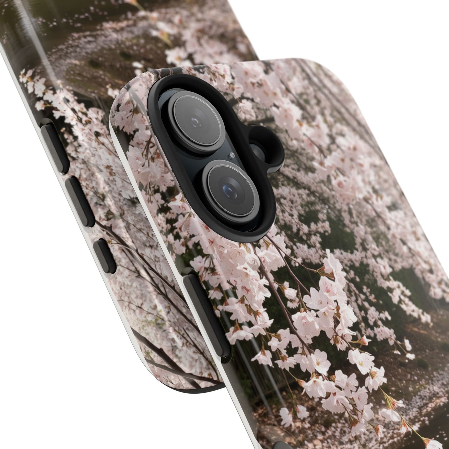 Cherry Blossom Tough Phone Cases - Durable Protection with Floral Serenity