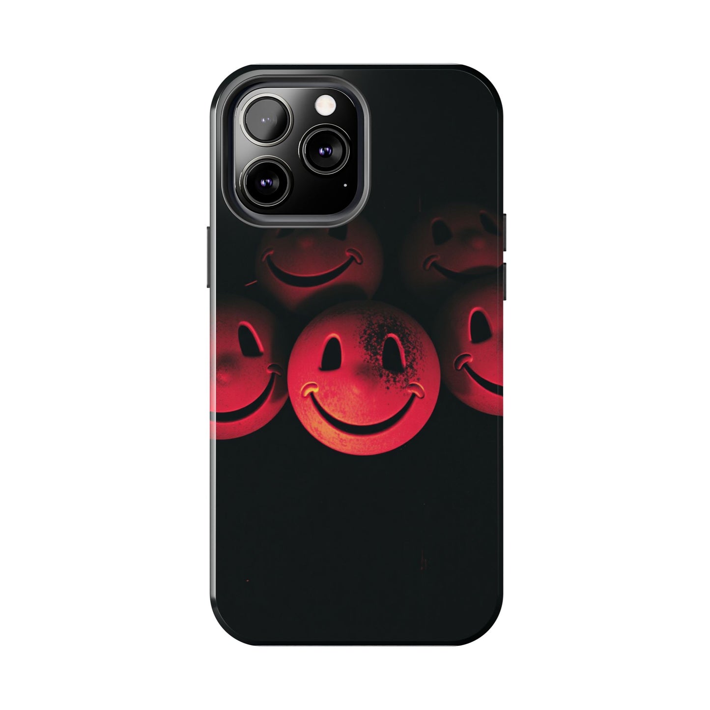 Smiley Face Tough Phone Case - Durable Protection with Fun Design