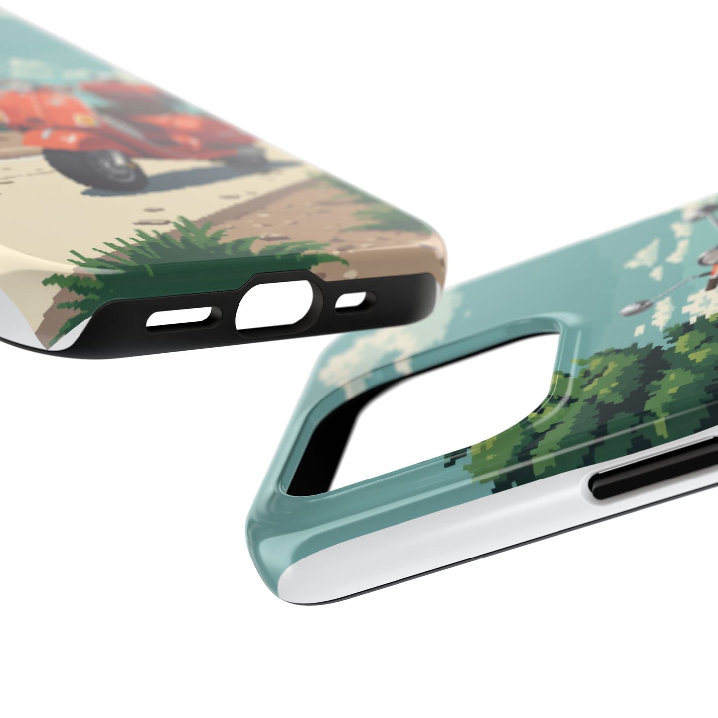 Retro Scooter Phone Case - Tough & Stylish Protection