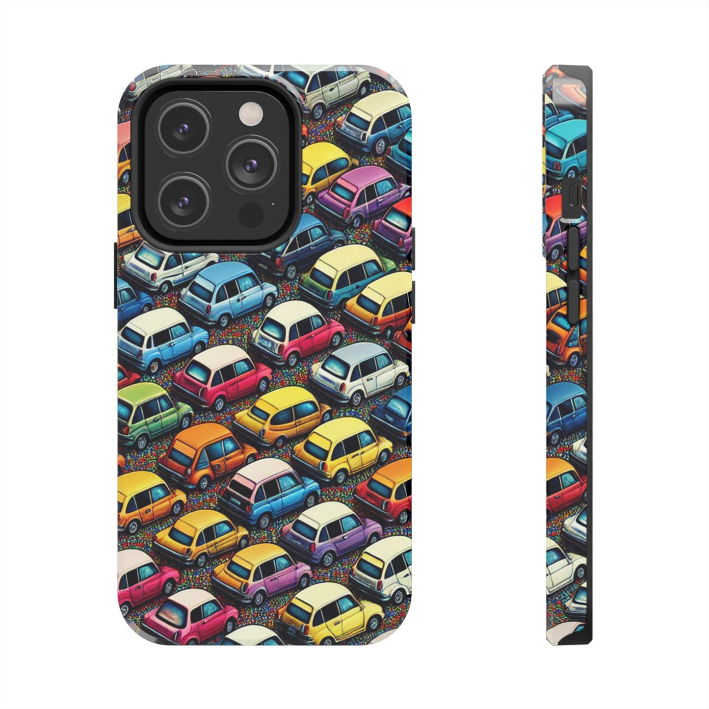 Car Phone Case - City Traffic Pattern Design - for iPhone