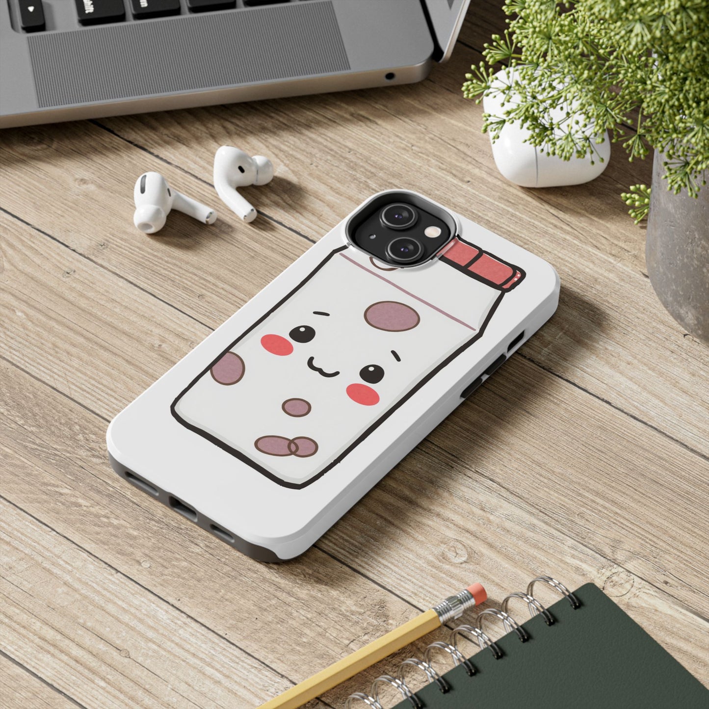 Cute Milk Cartoon Phone Case - Tough & Stylish Protection