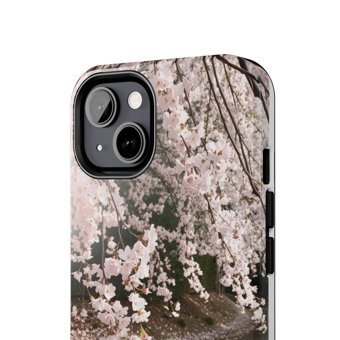 Cherry Blossom Tough Phone Cases - Durable Protection with Floral Serenity