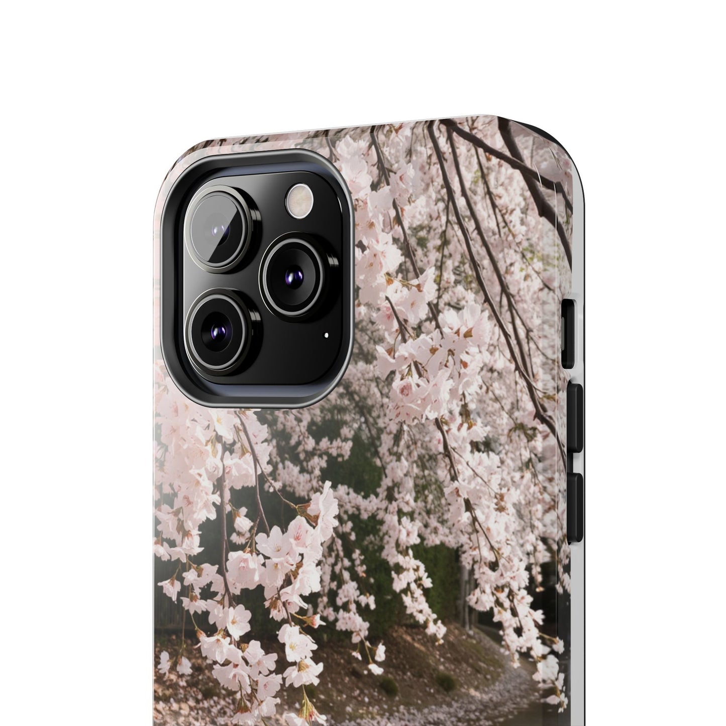 Cherry Blossom Tough Phone Cases - Durable Protection with Floral Serenity