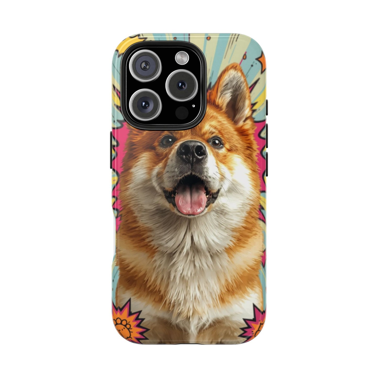 Playful Dog Tough Phone Case - Durable & Stylish Pet Lover Gift