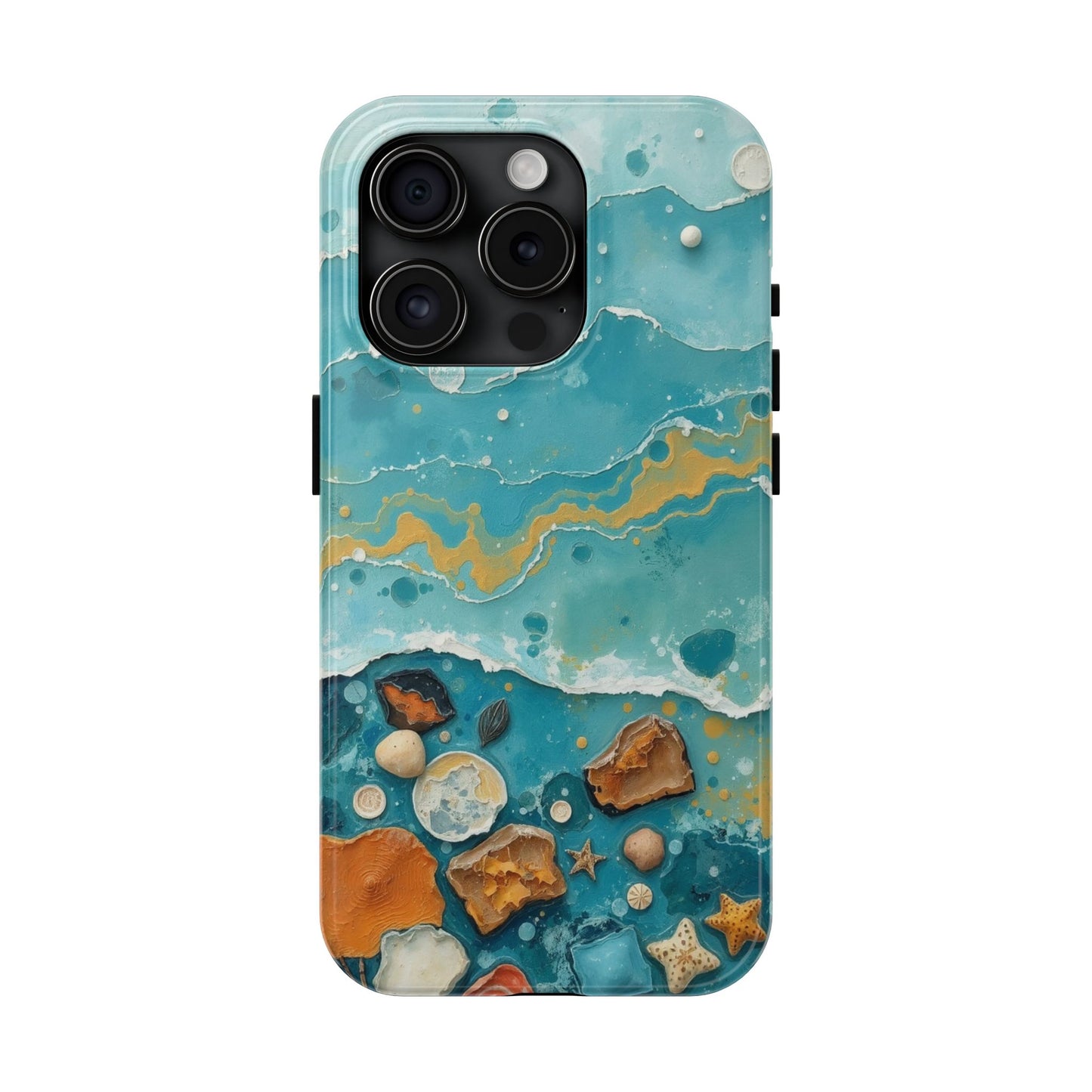 Ocean-Inspired Tough Phone Cases - Coastal Beach Vibe, Easy Accessory for Beach Lovers