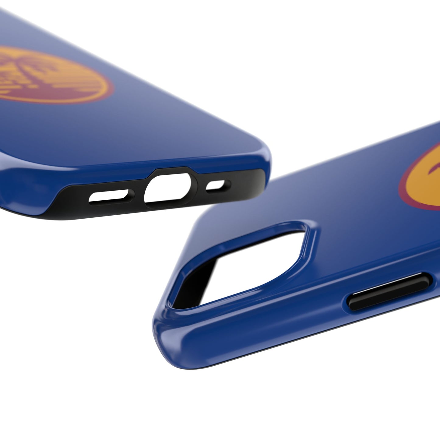 Retro Sunset Tough Phone Case - Vibrant Beach Vibes for Summer Adventures - for iPhone