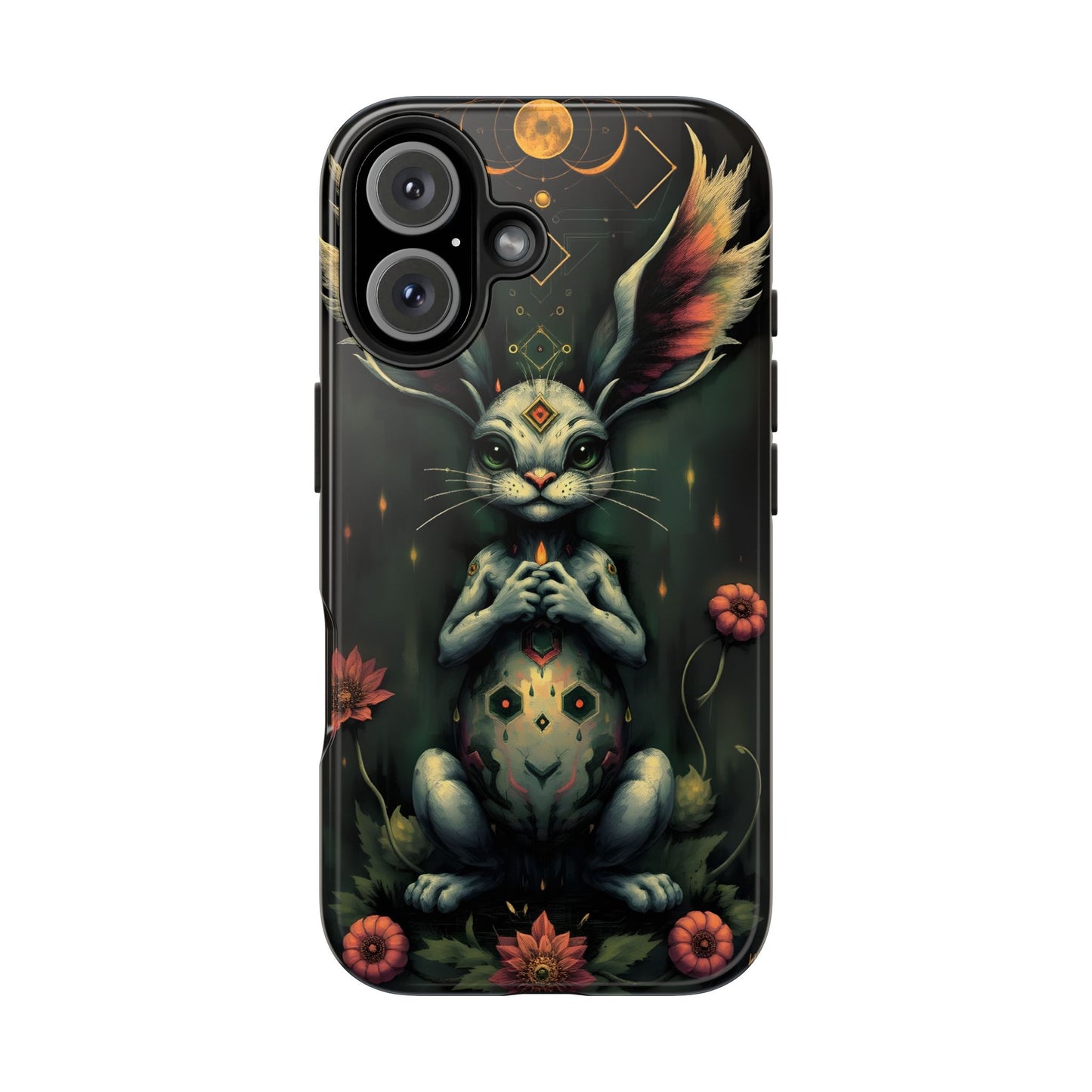 Artistic Rabbit Phone Cases - Unique and Durable Design of Mystical Bunny - for iPhone