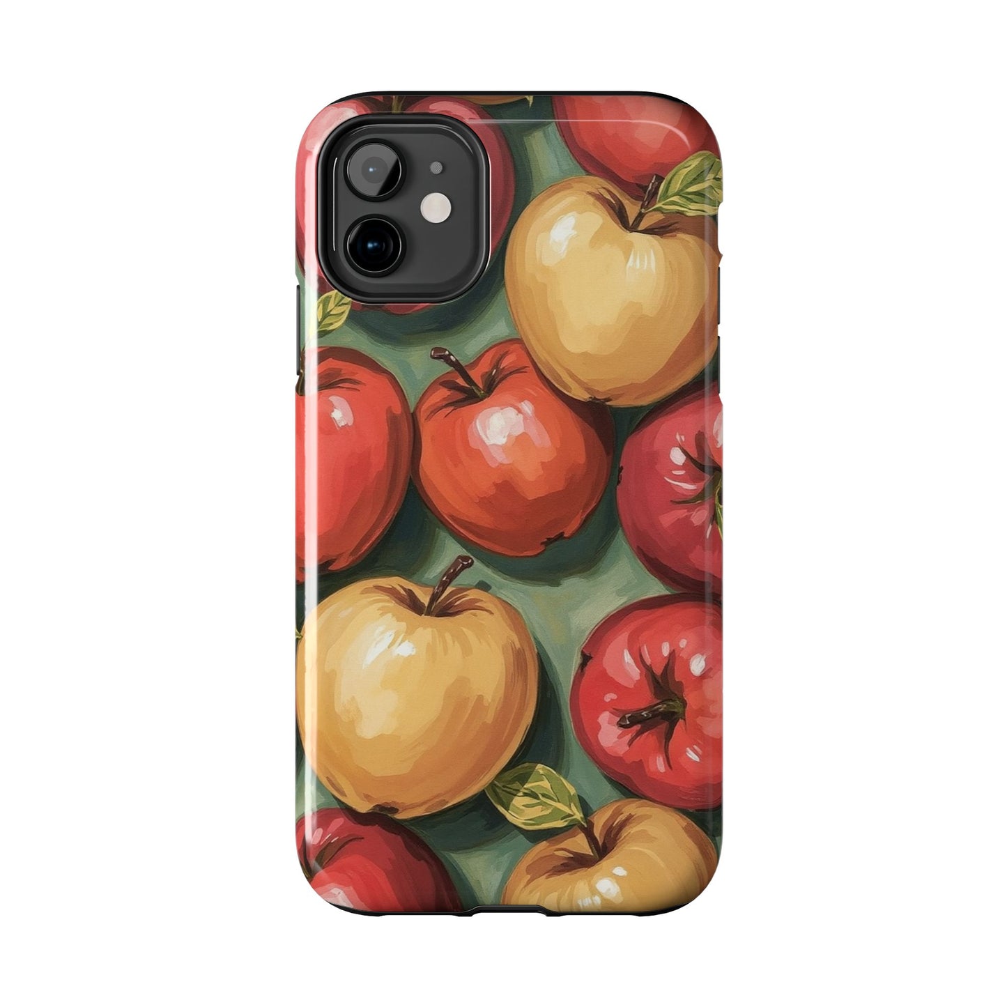 Colorful Painted Apples Art Tough Phone Case - Durable & Stylish Protection - for iPhone