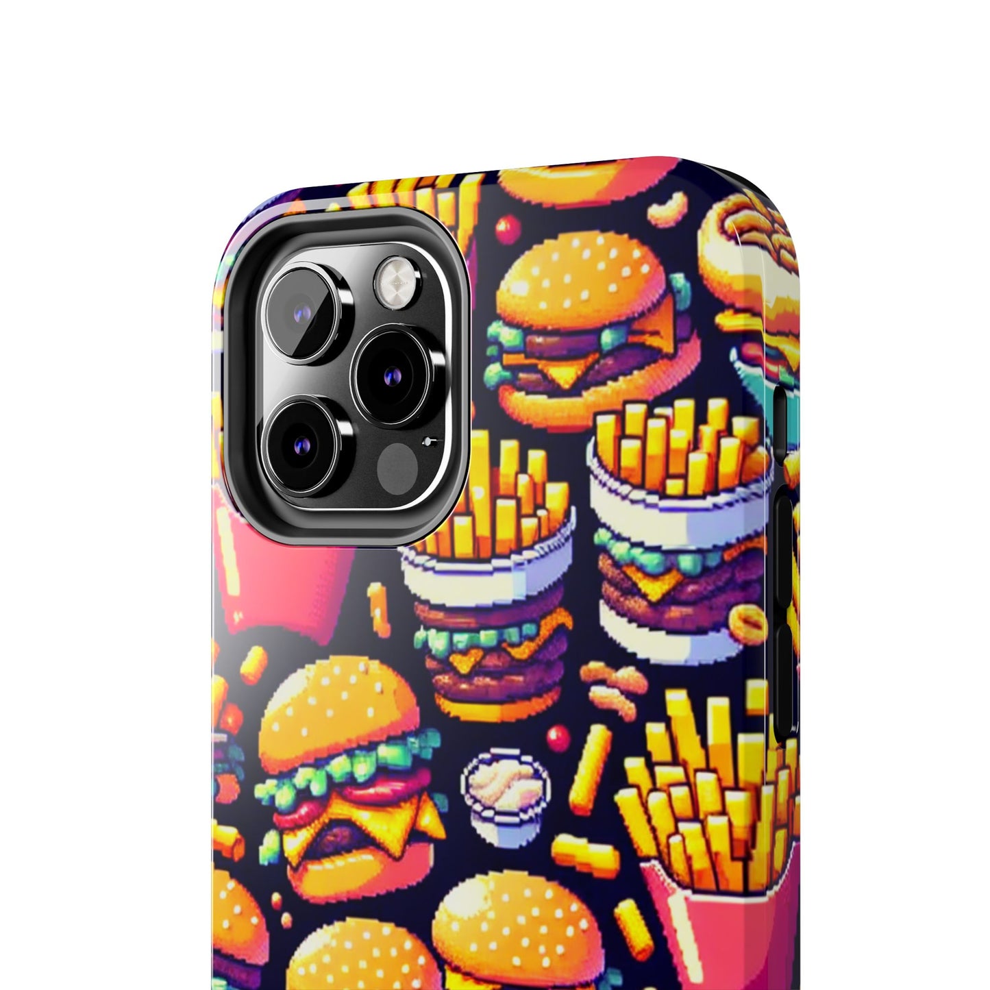 Retro Fast Food Phone Case - Tough and Durable - for iPhone