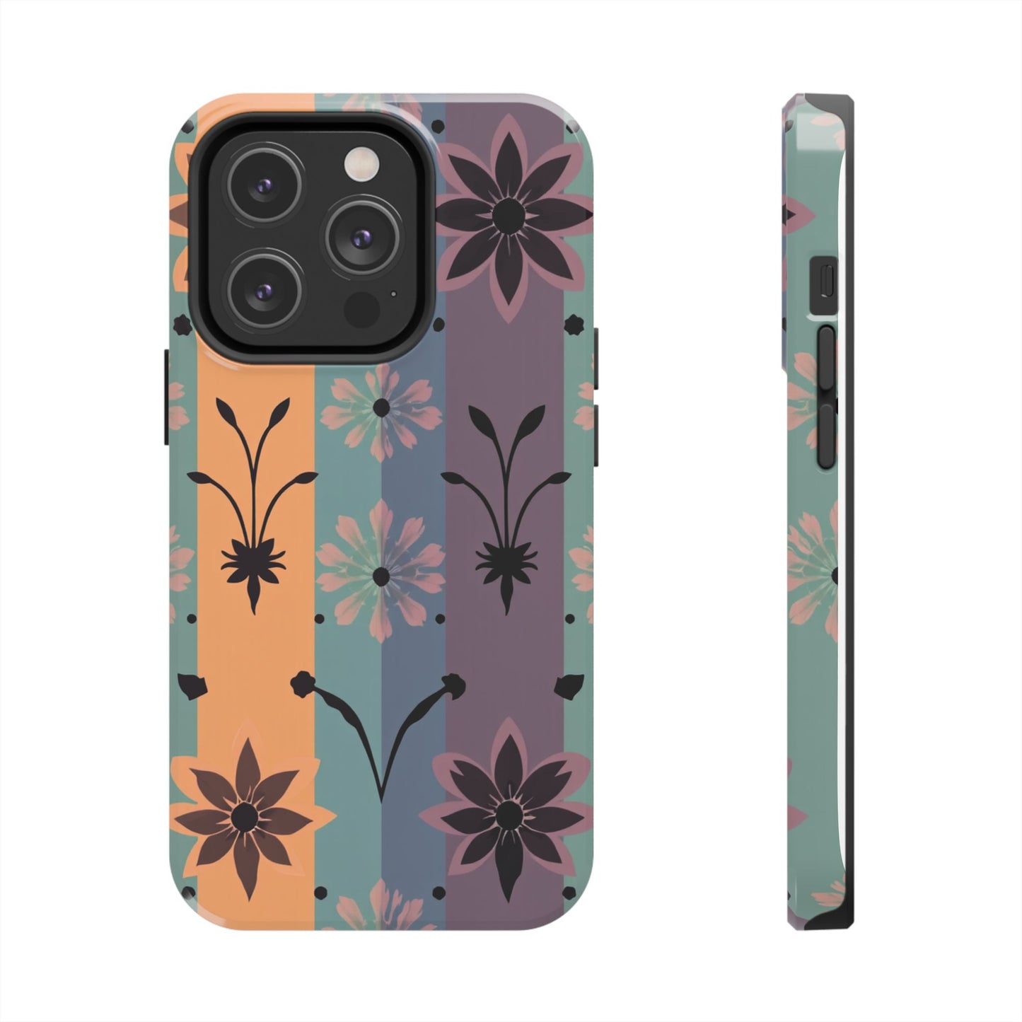 Boho Floral Tough Phone Cases - Durable & Stylish Protection - for iPhone