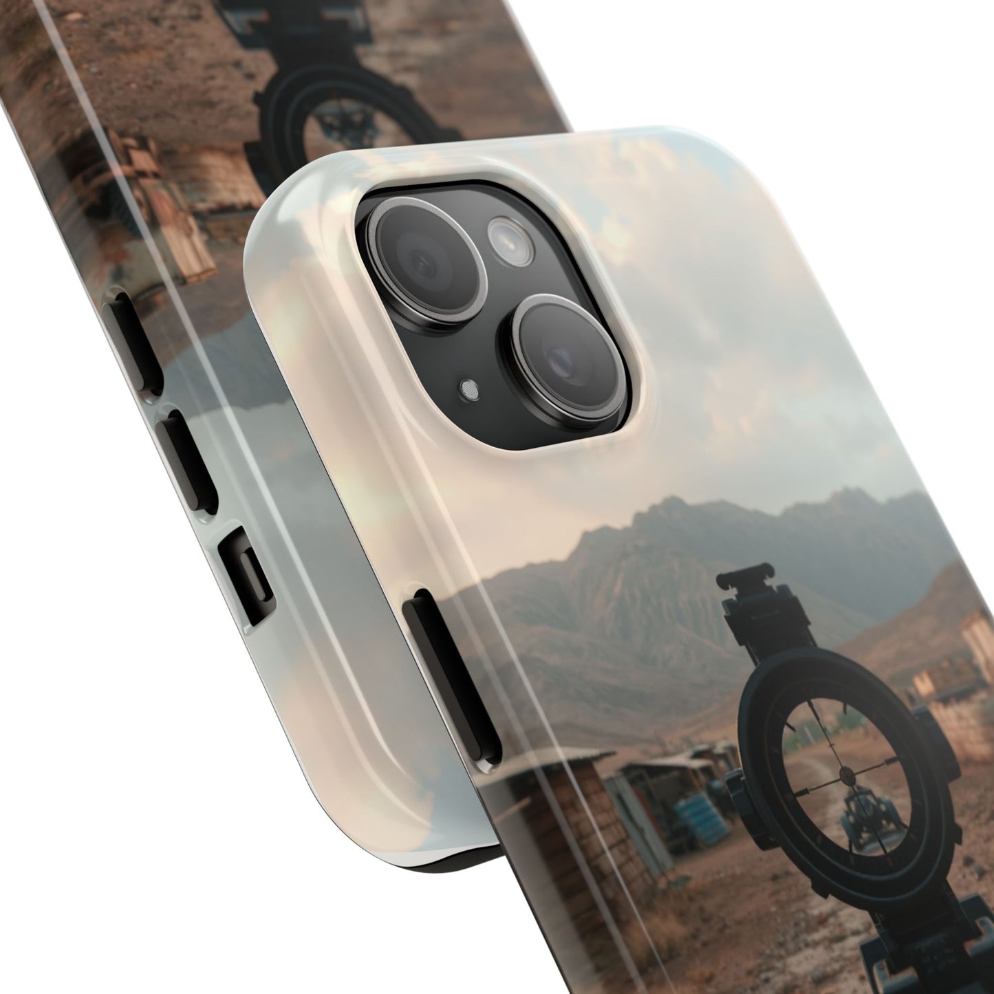 Tough Phone Case - Military Inspired Design with Sniper Scope