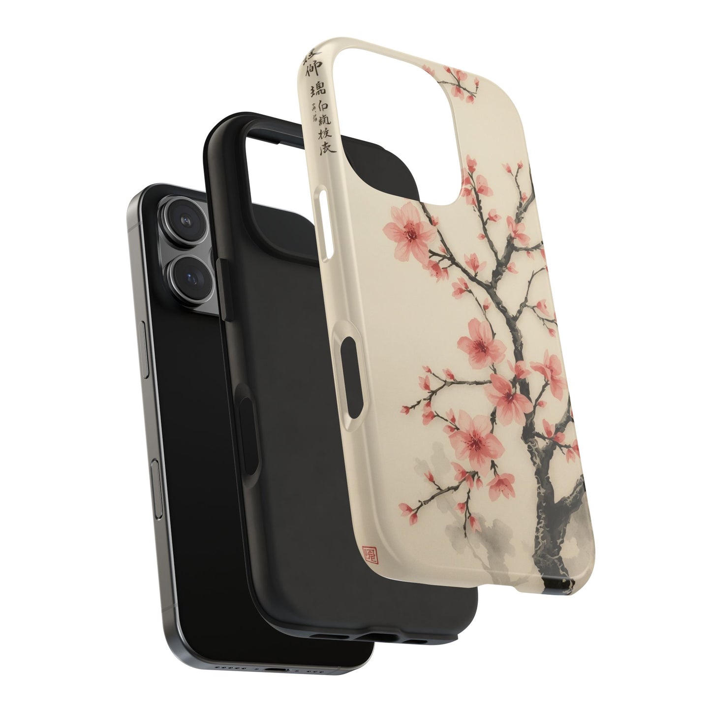 Cherry Blossom Tough Phone Case - Stylish Protection for Nature Lovers