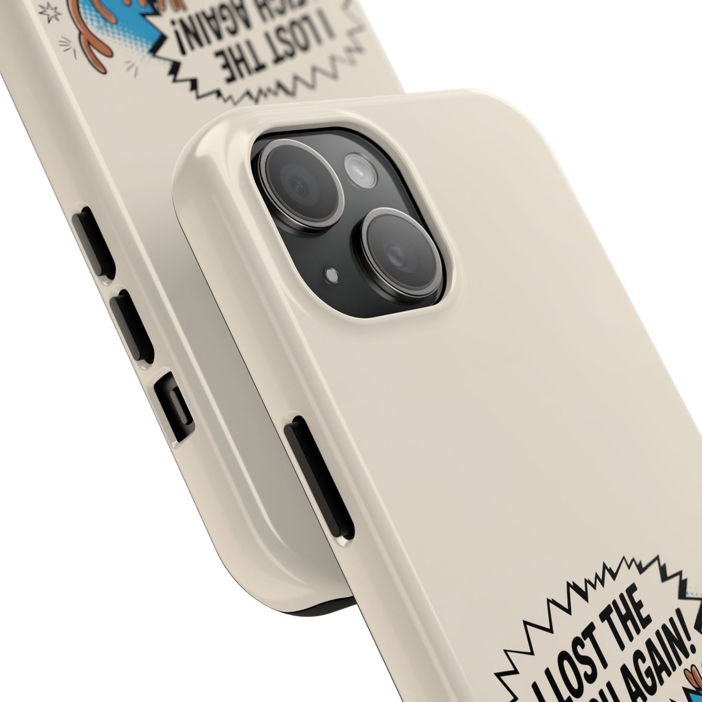 Festive Phone Case: "I Lost the Sleigh Again!" for iPhone