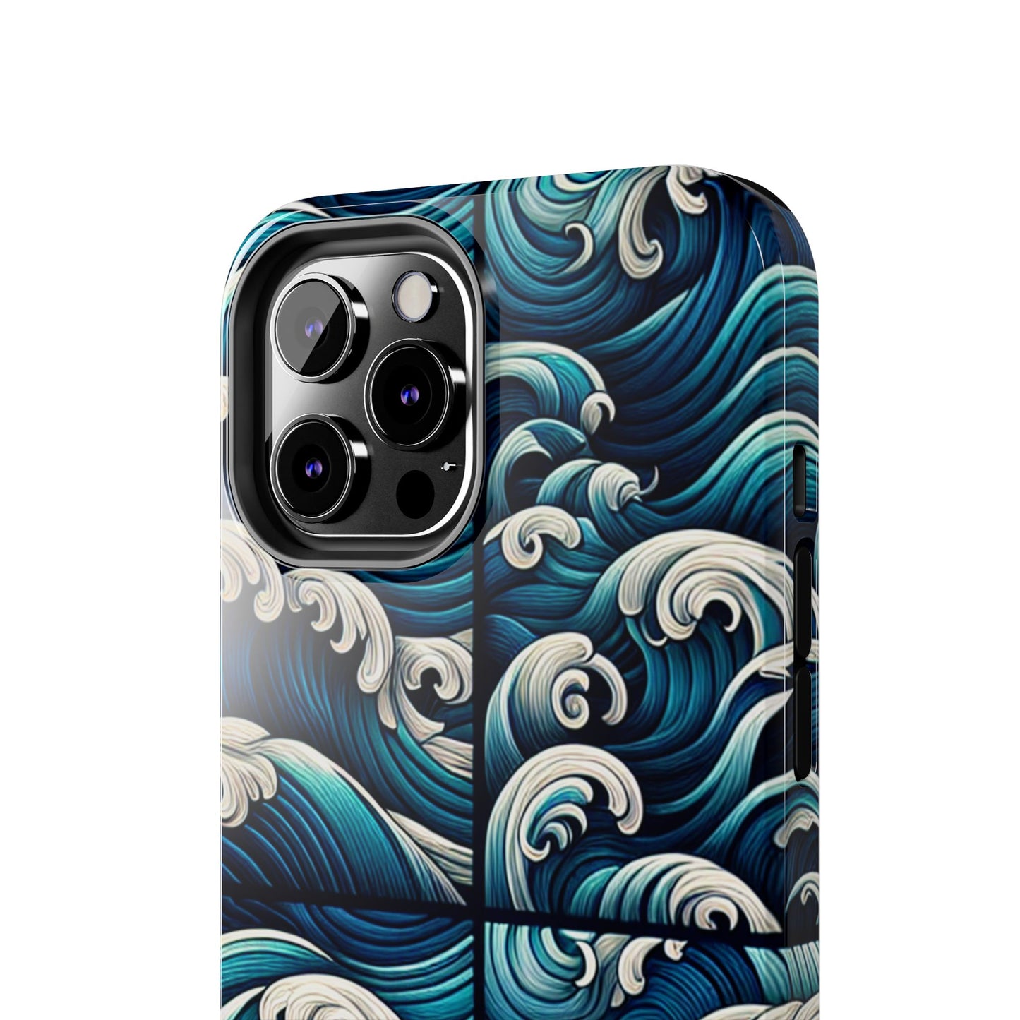 Ocean Waves Tough Phone Case - Durable Protection with Artistic Design - for iPhone