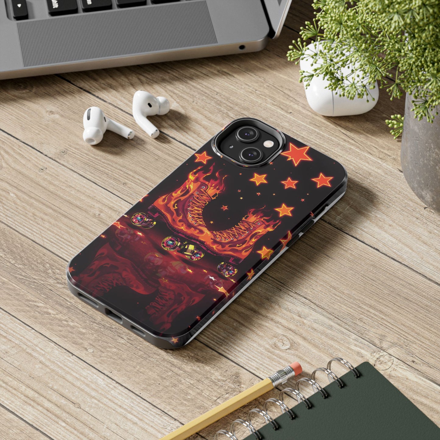 Retro Roller Skates Tough Phone Case - Stylish & Durable