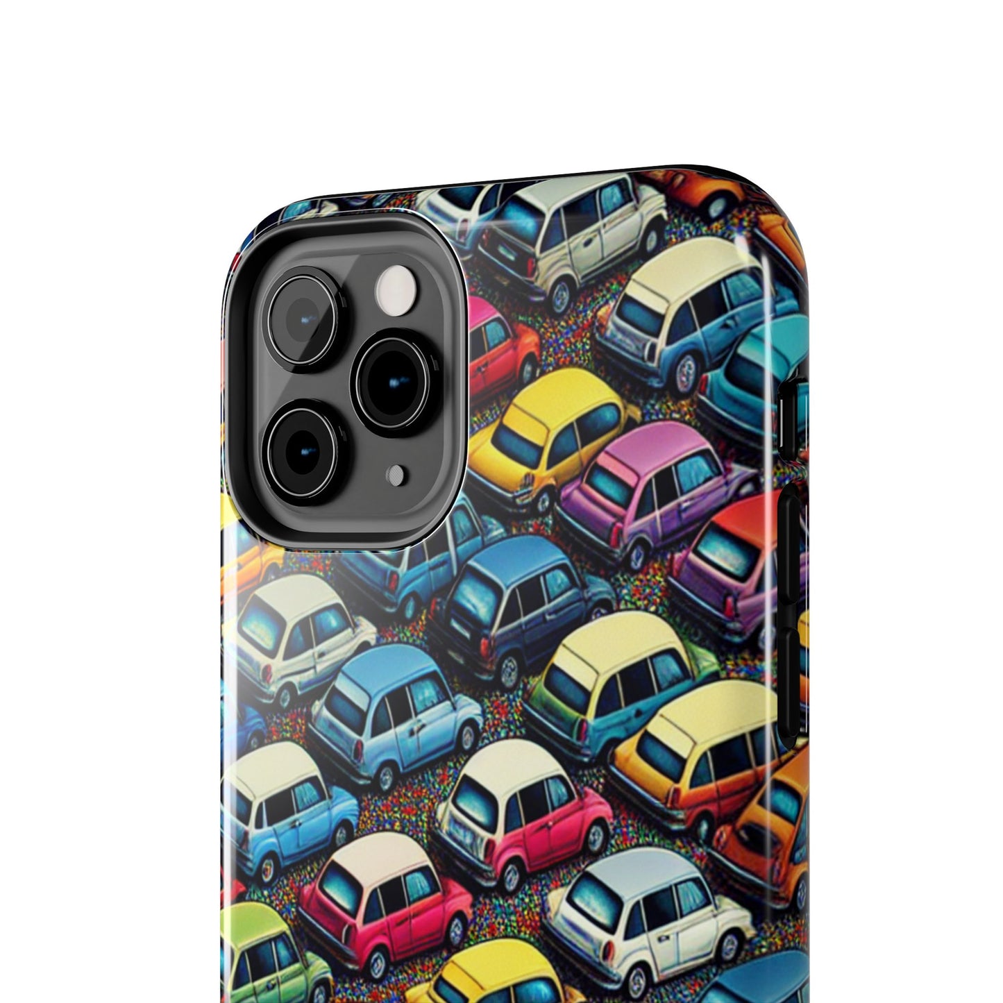 Car Phone Case - City Traffic Pattern Design - for iPhone