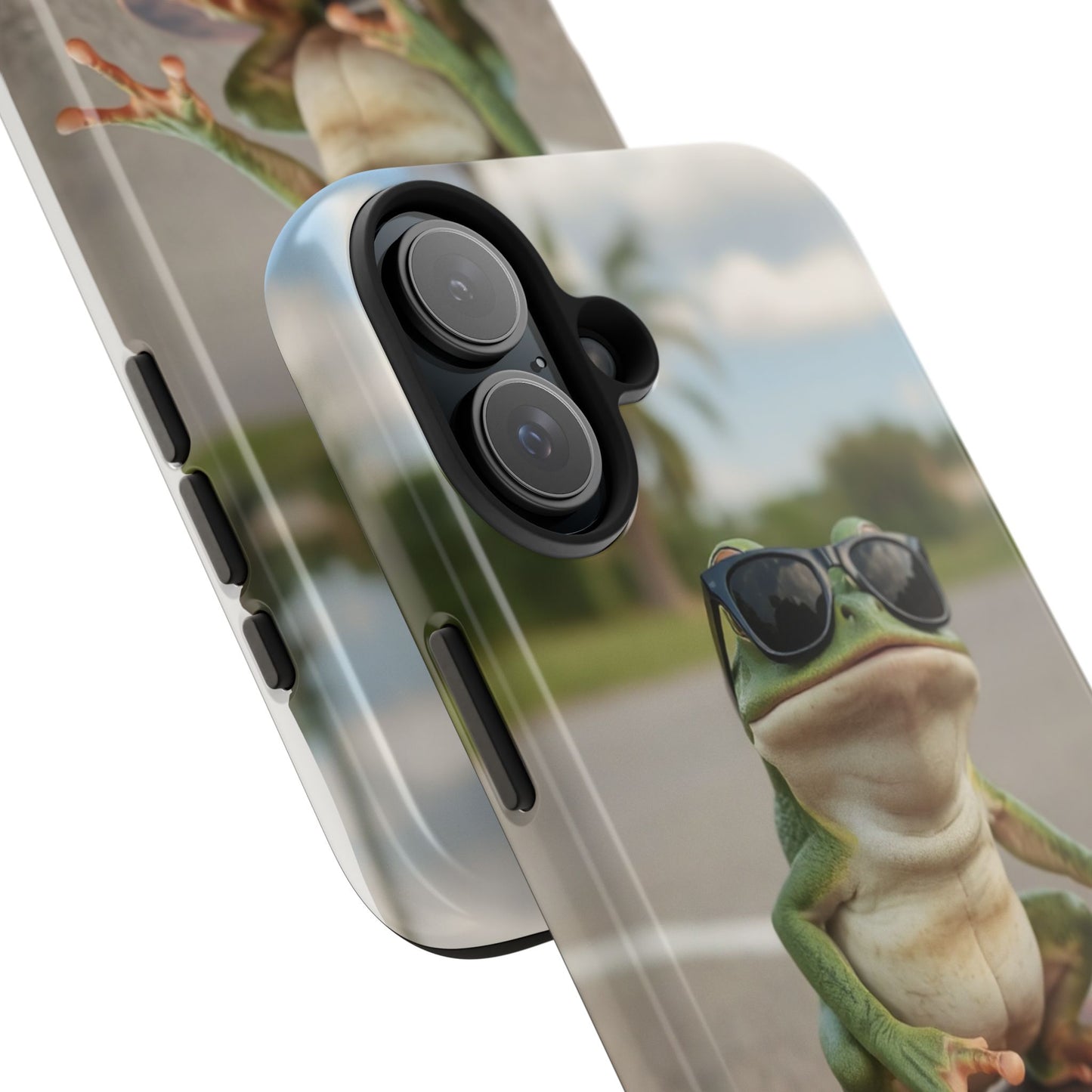 Cool Frog Skateboard Phone Case - Tough and Stylish Protection