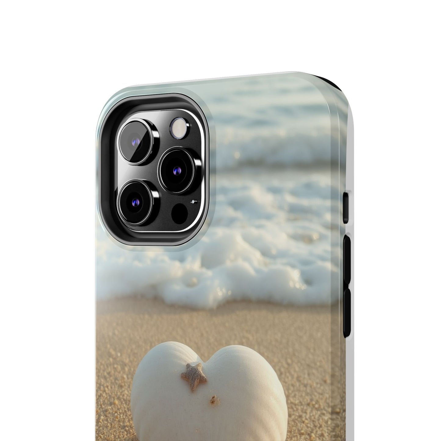 Heart Seashell Tough Phone Case for iPhone