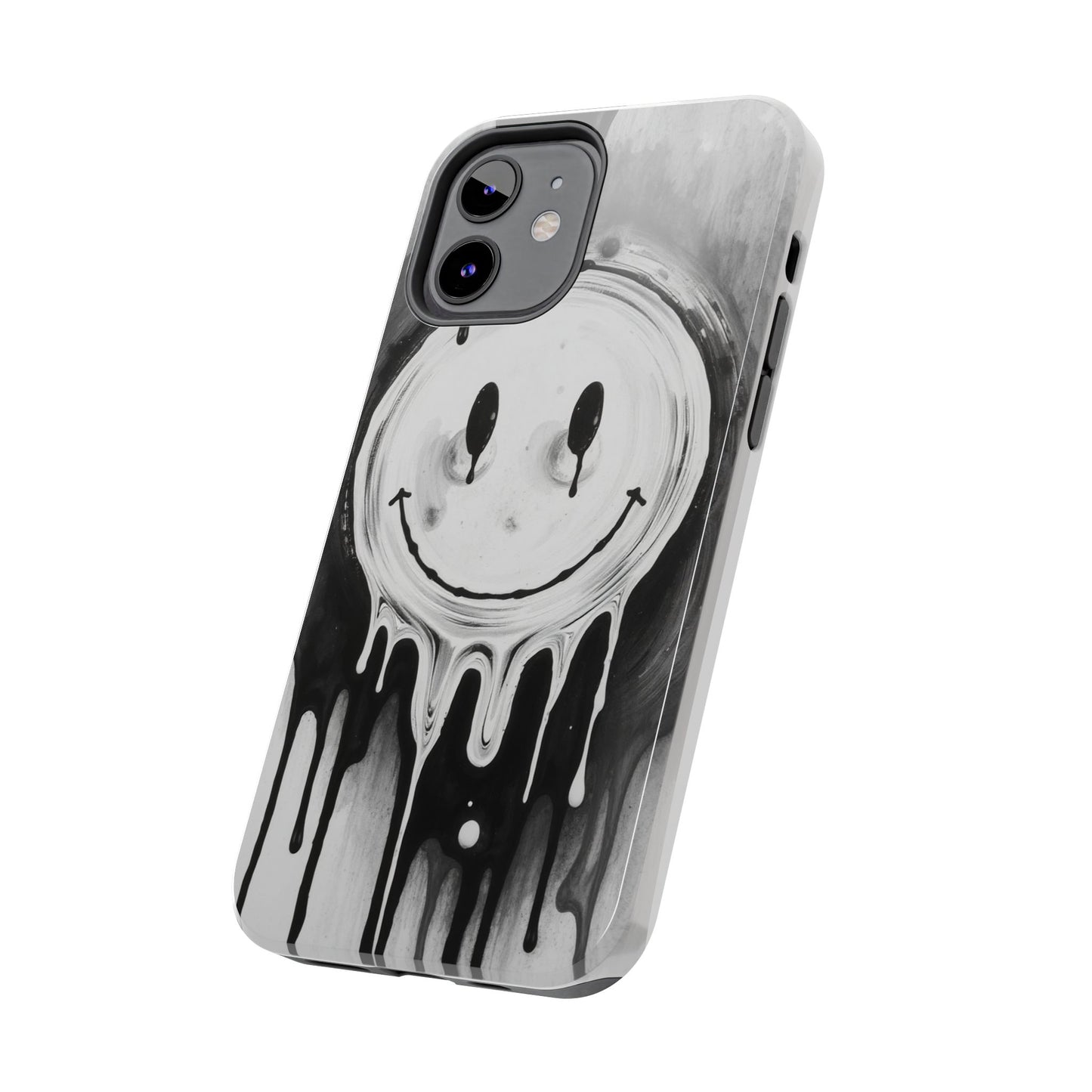 Dripping Smiley Tough Phone Case - Stylish & Durable Protection