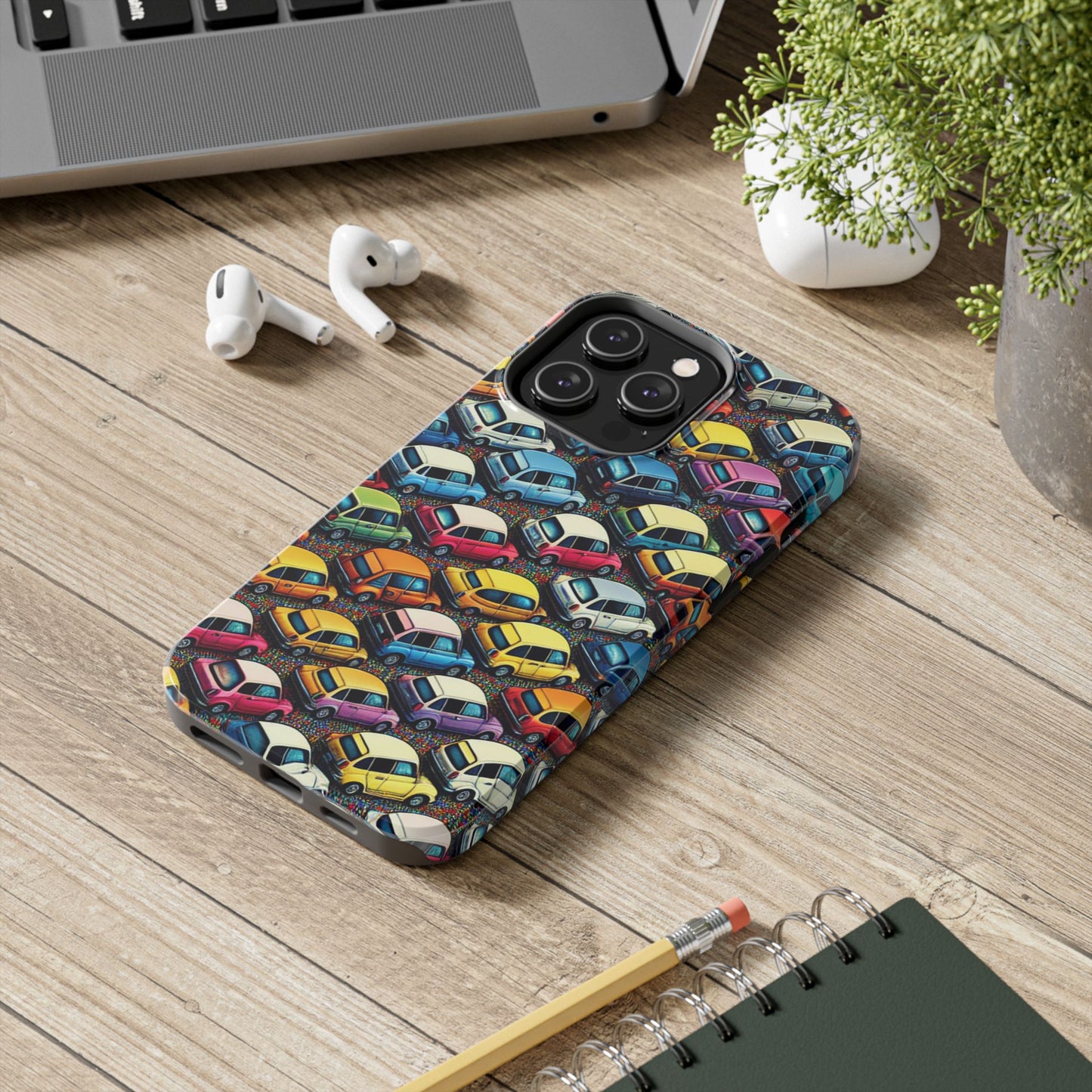 Car Phone Case - City Traffic Pattern Design - for iPhone