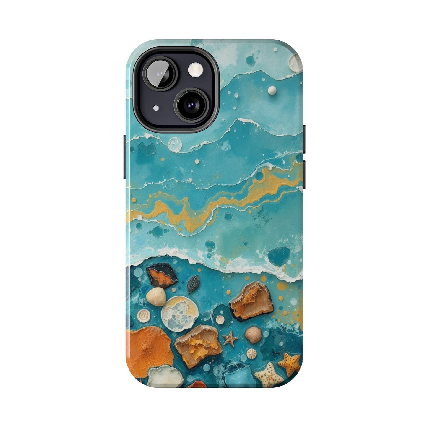 Ocean-Inspired Tough Phone Cases - Coastal Beach Vibe, Easy Accessory for Beach Lovers