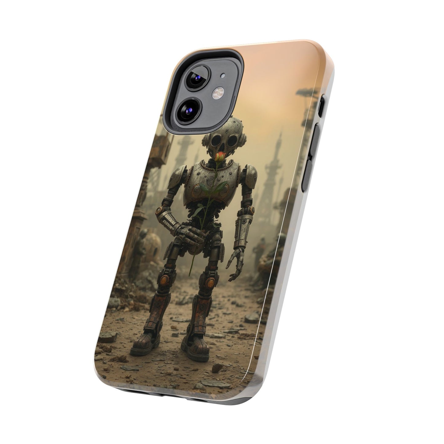 Robotic Sentinel Tough Phone Case - Durable Protector for Sci-Fi Lovers
