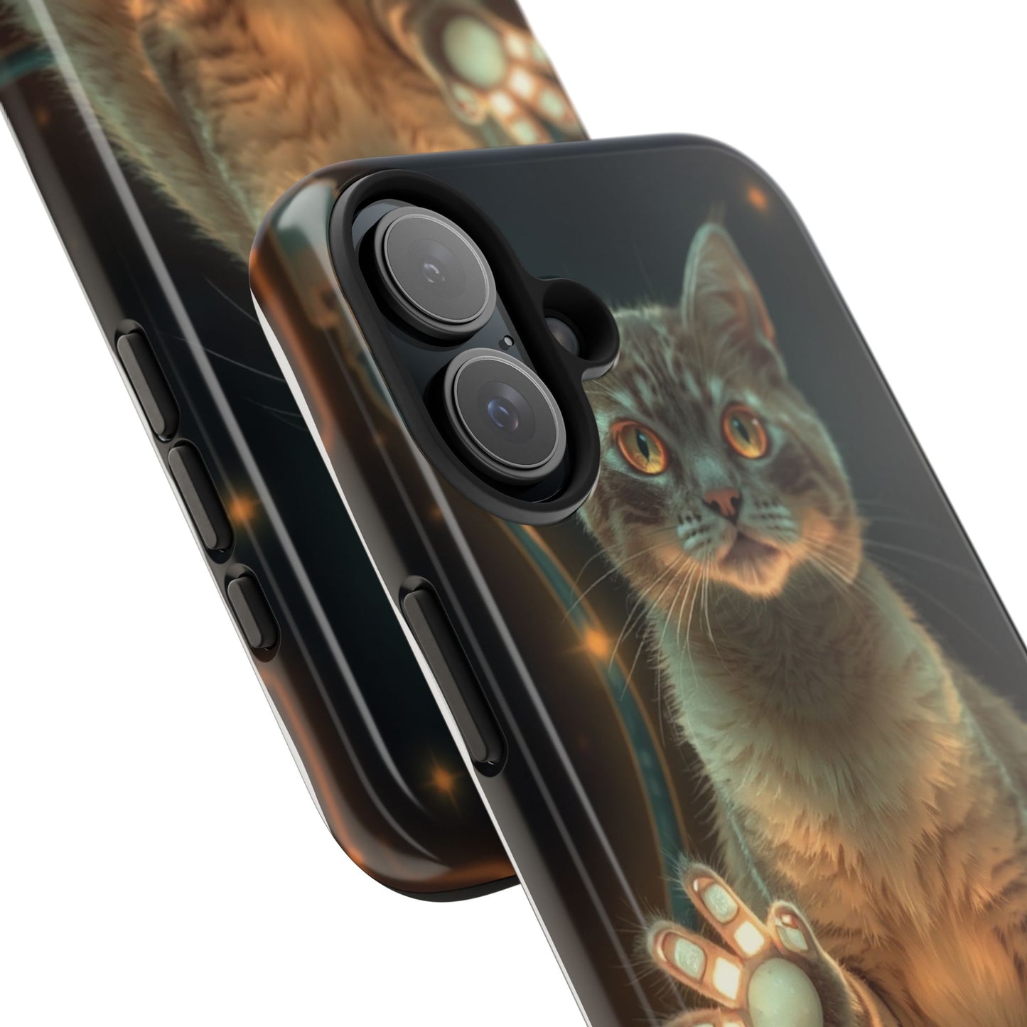 Whimsical Cat Phone Case | Tough Phone Cases for Cat Lovers, Pet Accessories, Gift for Cat Owners, Cute Phone Cover, Personalized Tech
