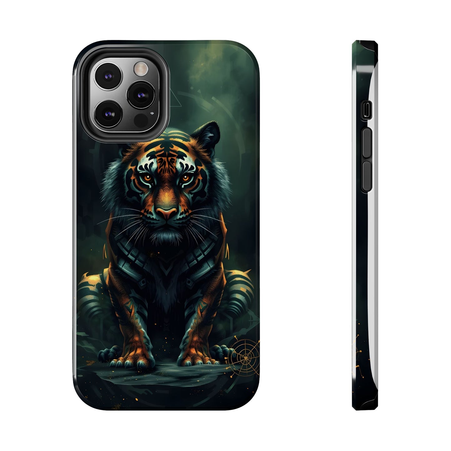 Fierce Mystical Tiger Tough Phone Case | Durable Protection for Nature Lovers - for iPhone