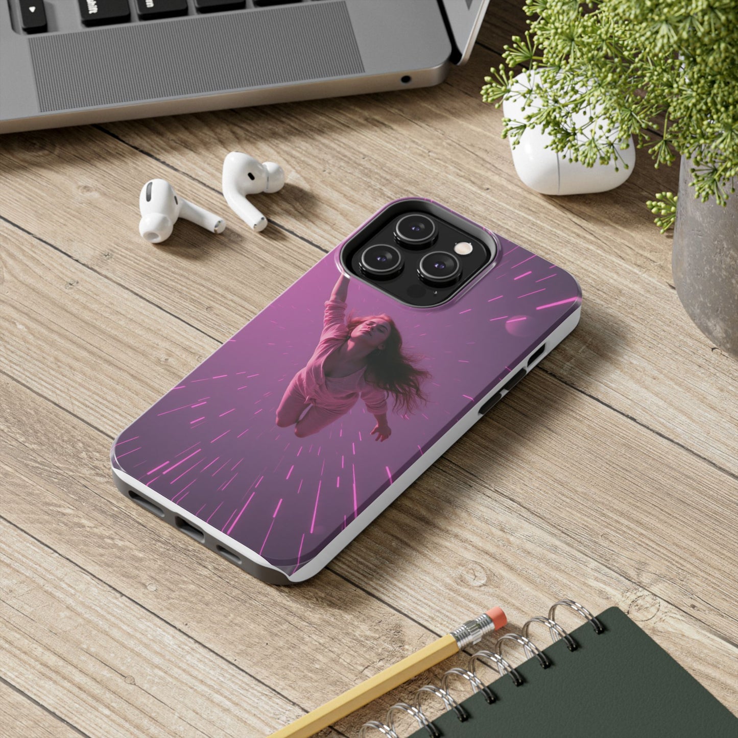 Inspirational Tough Phone Case - Cosmic Dreamer Design