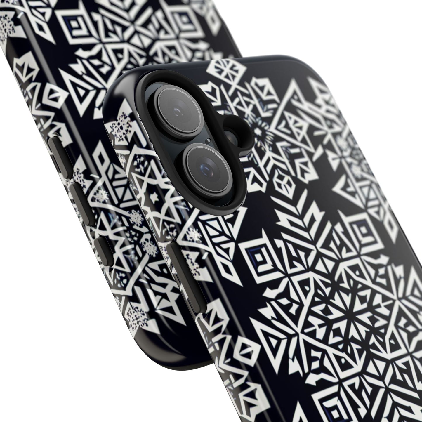 Winter Wonderland Tough Phone Case - Digital Snowflake - for iPhone