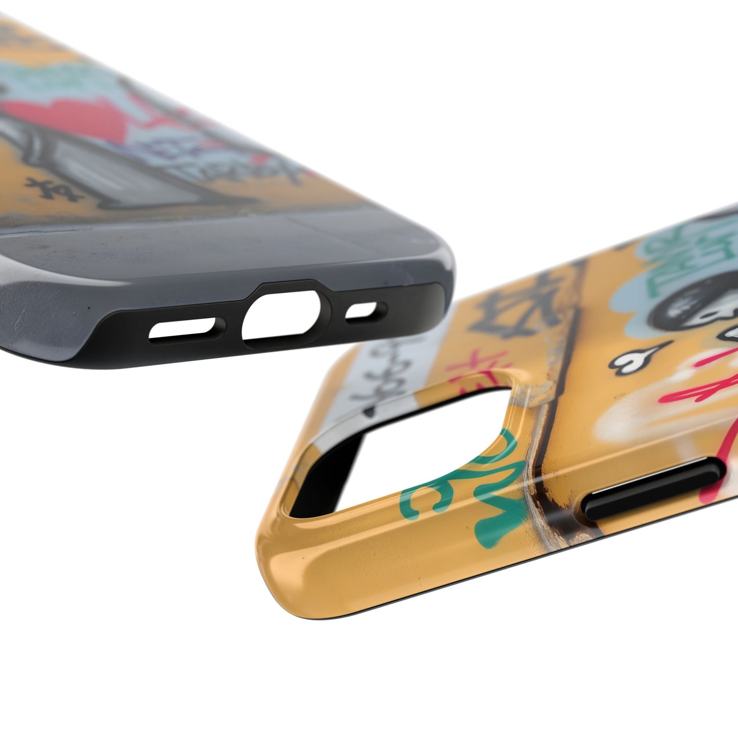 Urban Cupid Graffiti Tough Phone Case - Durable Protection with Street Art Vibe - for iPhone