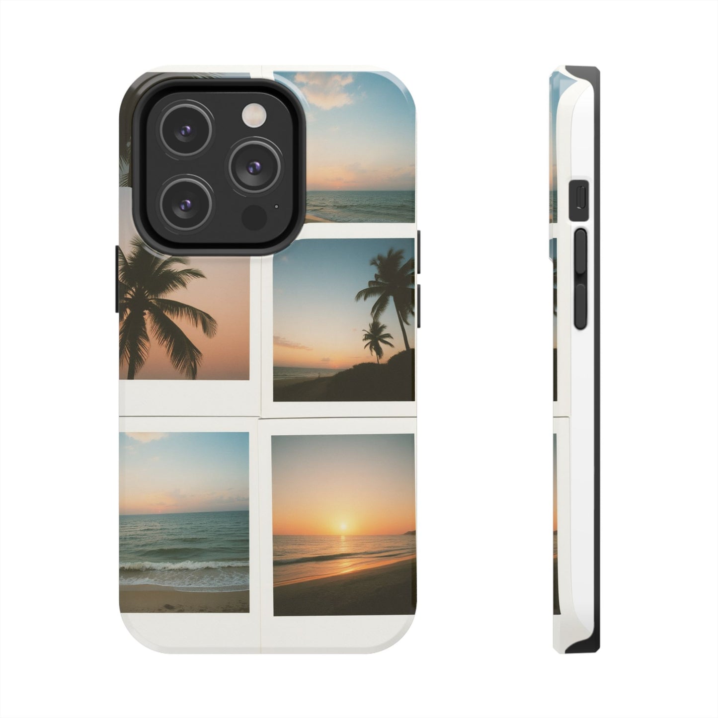 Tropical Sunset Tough Phone Case - Beach Vibes for Summer Adventures