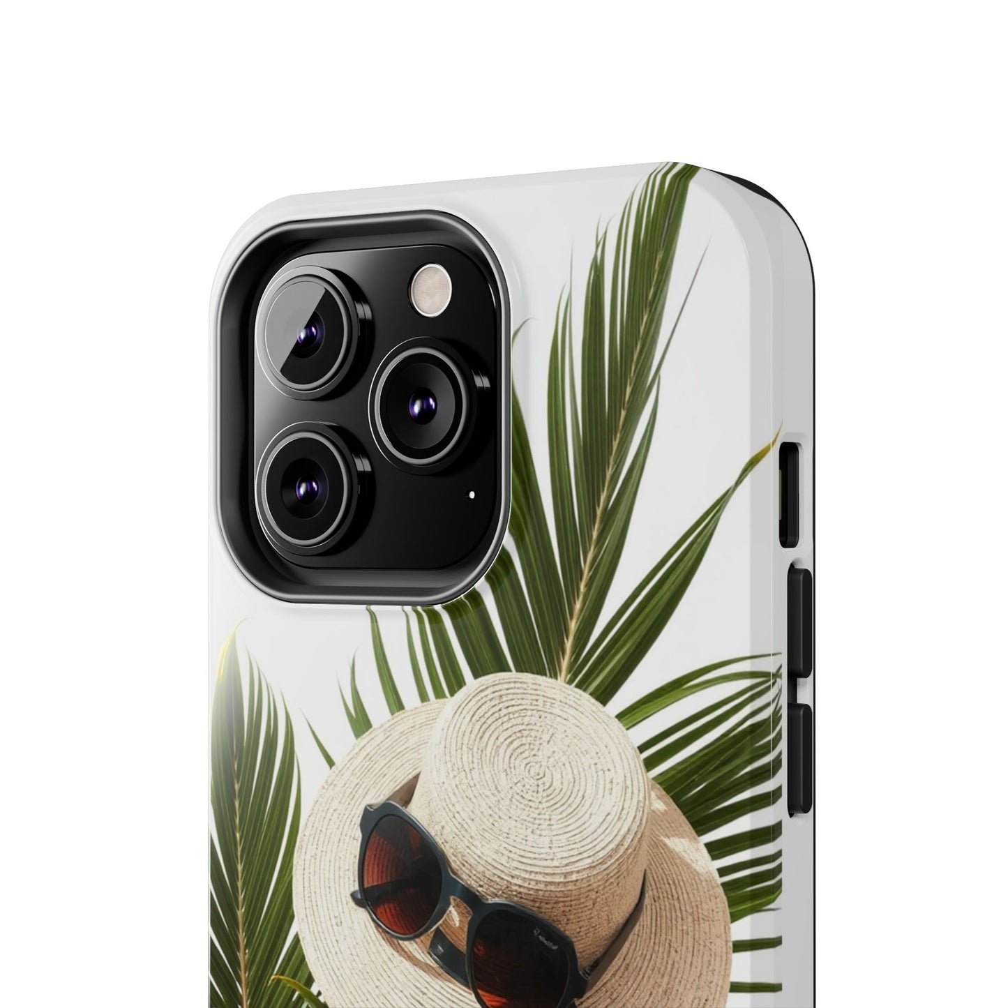 Tropical Phone Case - Summer Vibes with Hat & Sunglasses Design