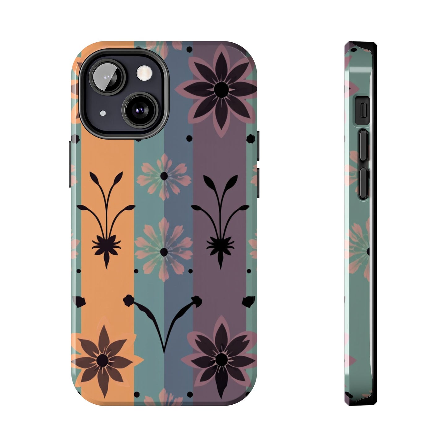 Boho Floral Tough Phone Cases - Durable & Stylish Protection - for iPhone